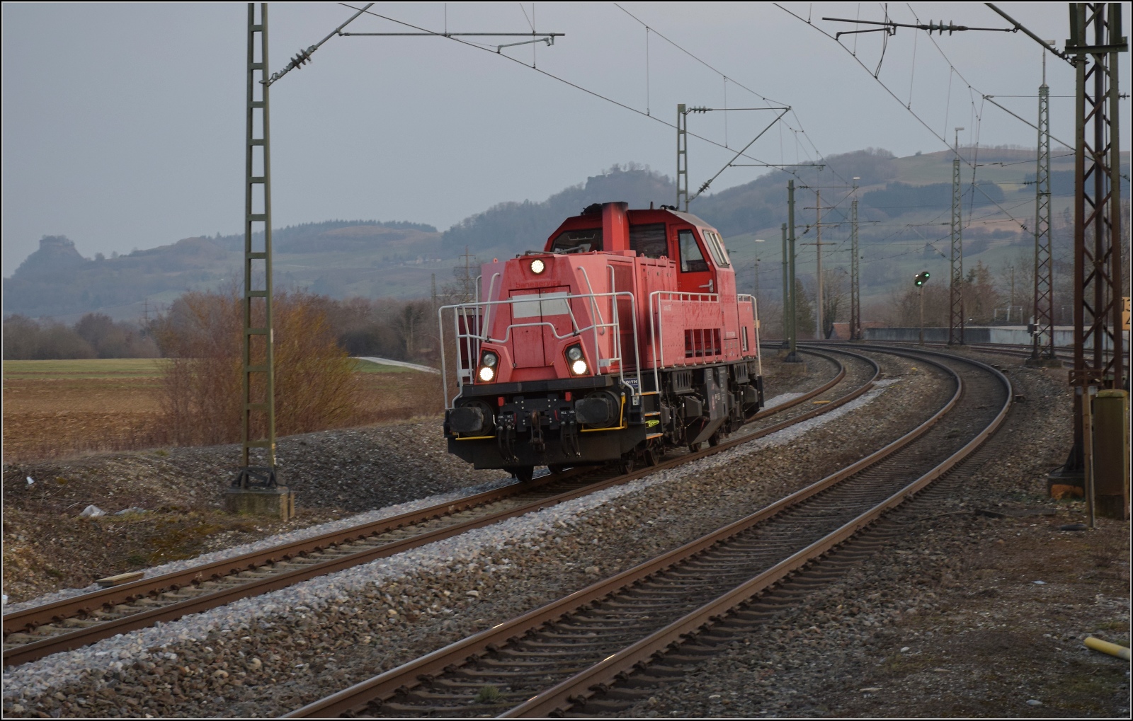 Gravita 261 005 von Northrail in Welschingen. März 2023.