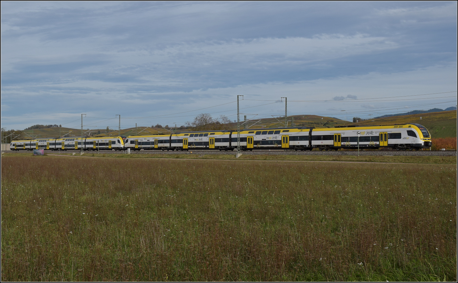 Herbst in Auggen.

1462 004 und 1462 009 auf dem Weg nach Norden. Oktober 2025.