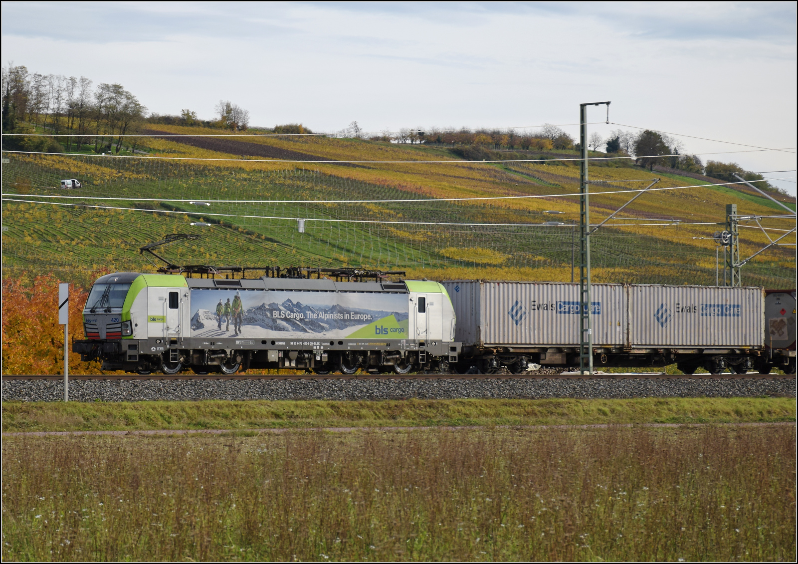 Herbst in Auggen.

Re 475 420 auf dem Weg nach Norden. Oktober 2025.