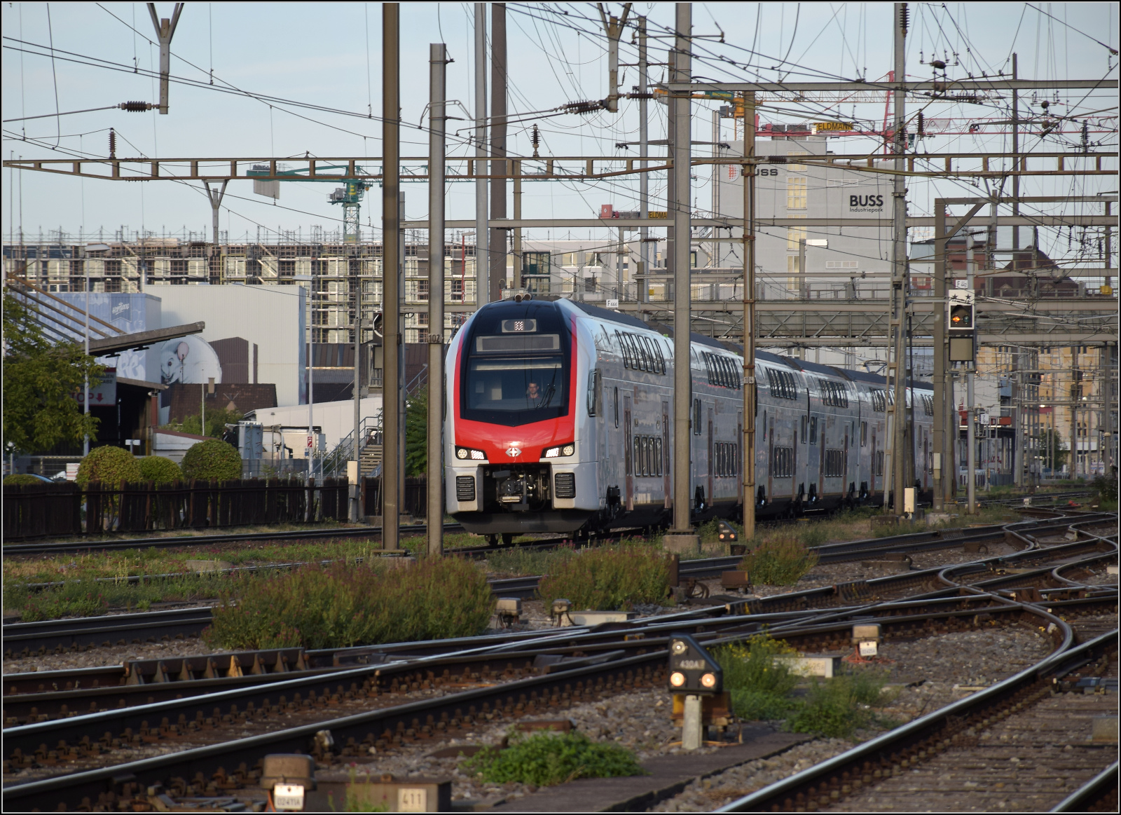 RABe 512 056 in Pratteln. August 2026.