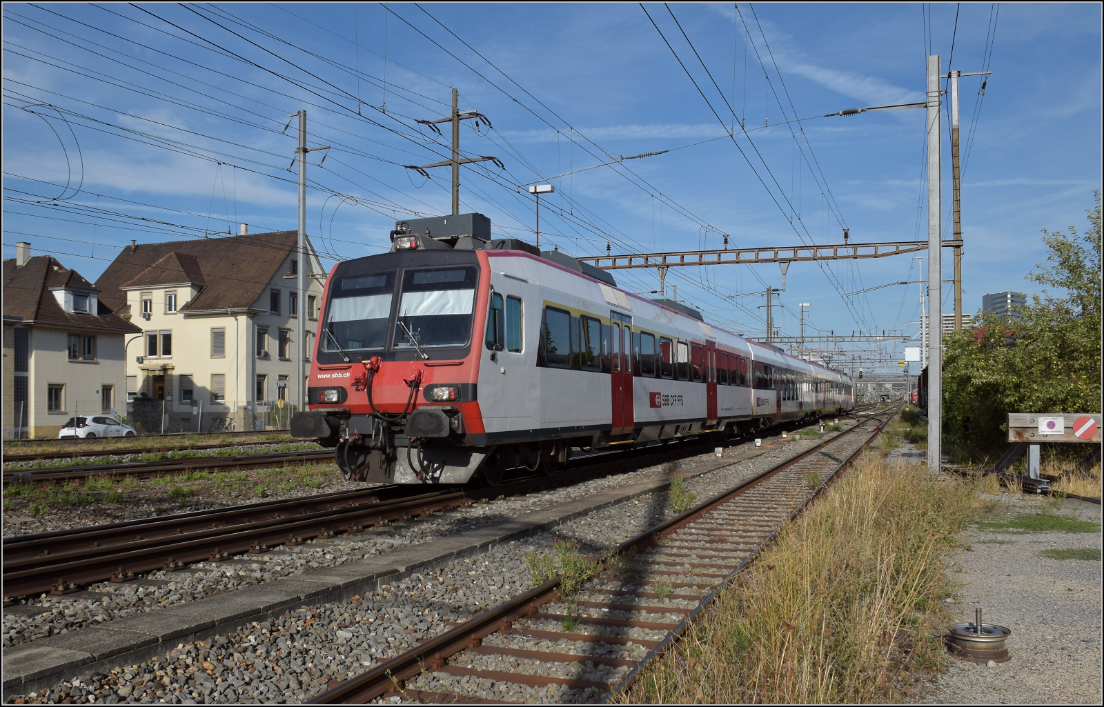 RBDe 560 273 in Pratteln. August 2026.