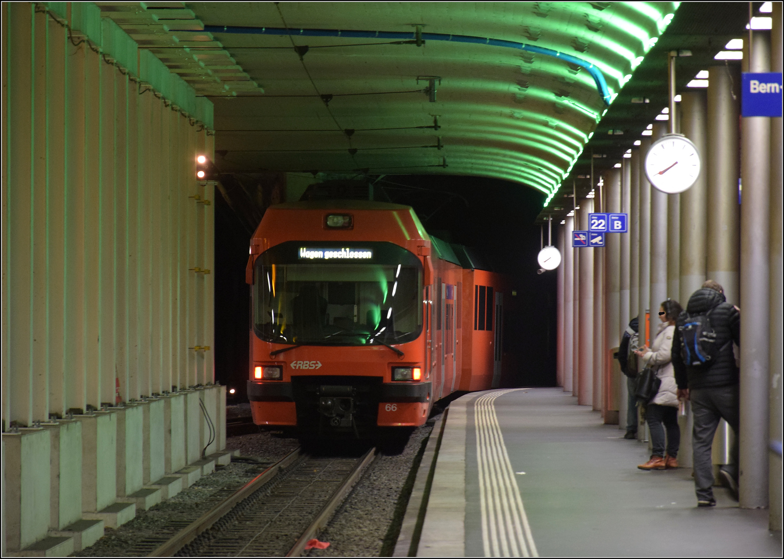 Seconda Be 4/12 66 im RBS-Bahnhof Bern. Januar 2026.