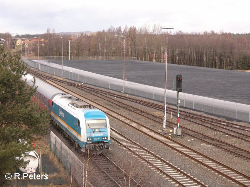 223 071 erreicht Wiesau/Oberpfalz mit ein Alex nach Mnchen. 22.01.08