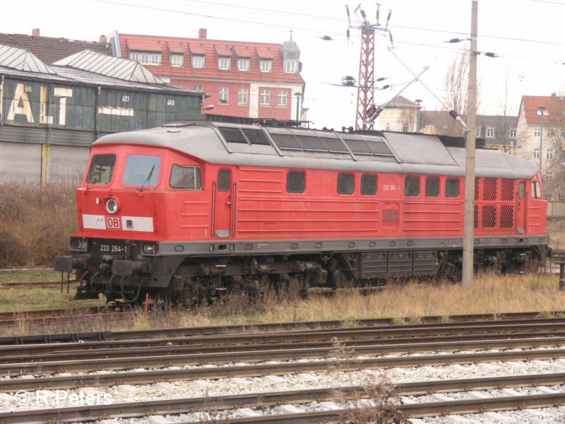 233 264-1 wartet in Frankfurt/Oder auf neue Aufgaben. 28.12.07