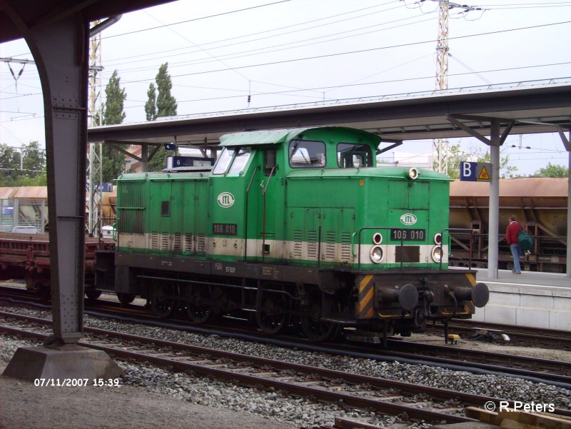 Andere Seite der 106 010 in Frankfurt/Oder. 11.07.07