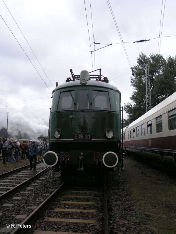 E18 31 im BW Schneweide. 28.09.07