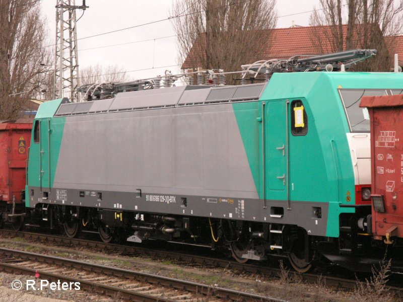 E186 129 ist noch eine die nach Polen berfhrt wird. Frankfurt/Oder. 07.02.08