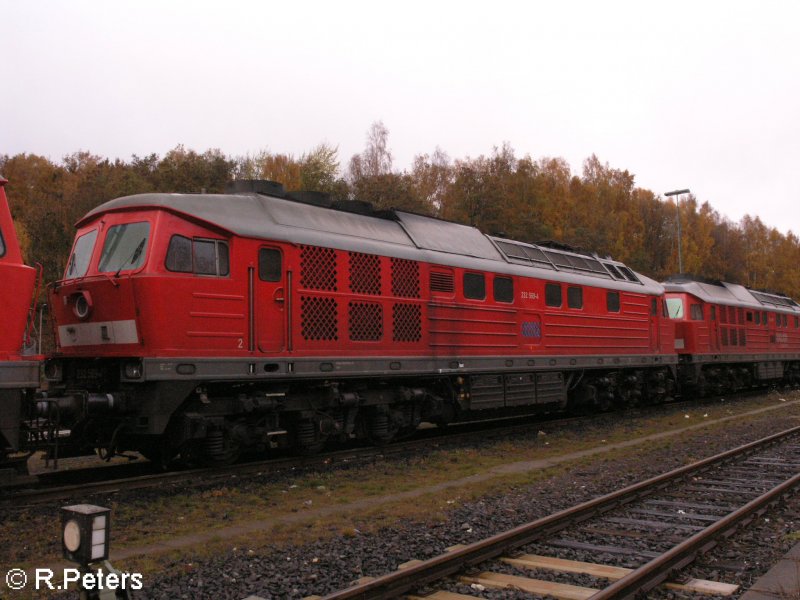 Lok Nr 3 ist 232 569-4 in Marktredwitz am 03.11.07