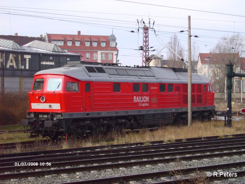 Noch eine Portraitaufnahme von 232 469 in Frankfurt/Oder. 07.01.08