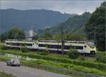 463 023 und 463 009 am Gewerbekanal bei Haslach. August 2025.