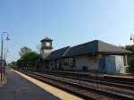 (153'252) - Der Bahnhof von Highland Park am 19.