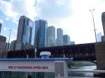 (152'763) - Auf dem Wassertaxi durch Chicago am 14.