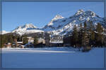 Versehentlich in Arosa, des Wetters wegen. 

Blick �ber den See. Arosa, Januar 2026.
