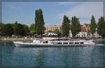 MS Schaffhausen auf dem Seerhein in Konstanz. Juni 2026.