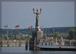 Imperia im Sturm. Konstanz, August 2026.