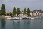 MS Thurgau auf dem Weg nach Stein am Rhein. Konstanz, August 2026.