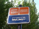 (185'492) - Bus-Haltestelle - Andorra la Vella, Ambaixada d'Espanya - am 28.