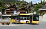 (286'838) - GrindelwaldBus, Grindelwald - Nr. 14/BE 202'568 - MAN/G�ppel am 8. Mai 2026 beim Bahnhof Grindelwald