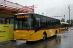 (280'213) - PostAuto Graubnden - GR 93'897/PID 11'240 - Volvo (ex Nr. 13; ex Fontana, Ilanz Nr. 13; ex Bundi, Disentis) am 10. September 2025 beim Bahnhof Ilanz