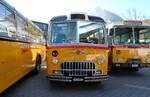 (281'641) - Stutz, Jonen - AG 6963 - FBW/R&J (ex Tanner&Lambach, Reigoldswil Nr. 2; ex Hunziker, Rschlikon; ex P 24'059; ex P 21'559) am 18. Oktober 2025 in Nfels, FBW-Museum