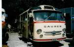 (025'420) - Wehrli, Thayngen - SH 875 - Saurer/Saurer (ex Rieser+Vetter, Frauenfeld) am 15.