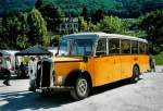 (108'107) - Riviera Carburant Lavage, St-Lgier - VD 42 - Saurer/Saurer (ex Oldtimer Club Saurer, Arbon; ex AVG Grindelwald; ex P 23'106) am 21.