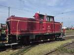 V60 303 (BR 360 303-2) beim Sommerfest DB Museum Koblenz.