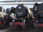 BR 52 8168-8 steht an der Drehscheibe im Eisenbahnmuseum N�rdlingen.