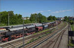 4. Nrdlinger Eisenbahnfest.

Der Blick ber das Gelnde. Jnui 2025.
