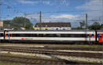 EW IV-Erstklasswagen A 50 85 10-95 016-7 CH-SBB für 200 km/h. Singen, August 2024.