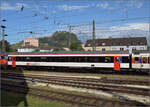 EW IV-Erstklasswagen A 50 85 10-75 136-7 CH-SBB für 160 km/h. Singen, August 2024.