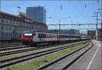 Der Zug mit h�herer Kapazit�t zum Ersatz der unflexiblen IC2 in Singen. April 2026.