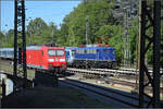 110 261 trifft mit dem FEX in Singen ein. Juni 2026.