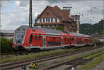 446 010 (im Bild), 446 014, sowie 446 019 und 446 021 in Weinheim. Juli 2024.