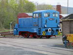 In der Einsatzstelle Sonneberg stand,am 27.April 2023,die 102 081.