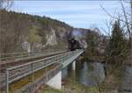 50 Jahre EFZ.

01 519 bei Gutenstein auf der Donautalbahn. April 2023.