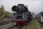 Die eigene 01 519 braucht noch einige Arbeiten, bis sie wieder einsatzbereit ist. Rottweil, Oktober 2026.
