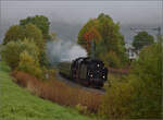 01 180 auf dem Weg nach Rottweil. Spaichingen, Oktober 2026.