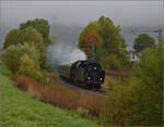 01 180 auf dem Weg nach Rottweil. Spaichingen, Oktober 2026.