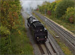 01 180 umf�hrt ihren Zug in Spaichingen. Oktober 2026.