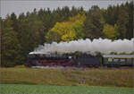 01 180 in der Steigung zur europ�ischen Wasserscheide. VS-Zollhaus, Oktober 2026. 