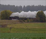 01 180 in der Steigung zur europ�ischen Wasserscheide. VS-Zollhaus, Oktober 2026. 