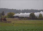 01 180 in der Steigung zur europ�ischen Wasserscheide. VS-Zollhaus, Oktober 2026. 