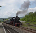 Abschiedfahrten von 52 7596.