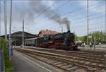 Dampftag im Albtal.

58 111 in Ettlingen Stadt. Mai 2024.