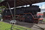 Die H�llentallok 85 007 ist in Freiburg gesch�tzt und relativ unzug�nglich aufgestellt.