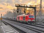 DB BR 249 020 mit Mischer Richtung Wunstorf durch Dedesen-Gümmer.