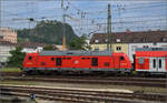 Hochrheinbahn mit 245 036 in Singen. Juli 2024.