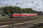 Hochrheinbahn mit 245 036 in Singen. Juli 2024.