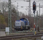 4185 008 von NexRail auf Durchfahrt in Duisburg.